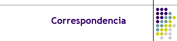 Correspondencia