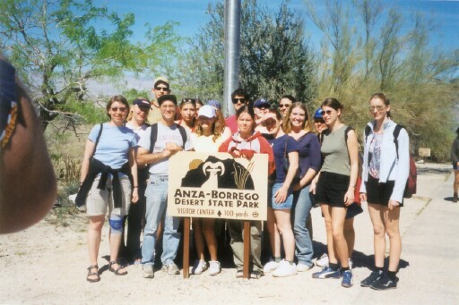 the group in the desert