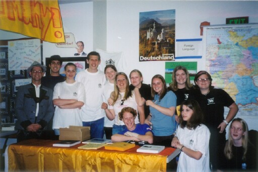 Freshmen Orientation German booth