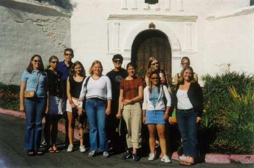 Visiting the mission - oldest church in California
