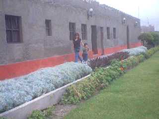 Llegando al castillo