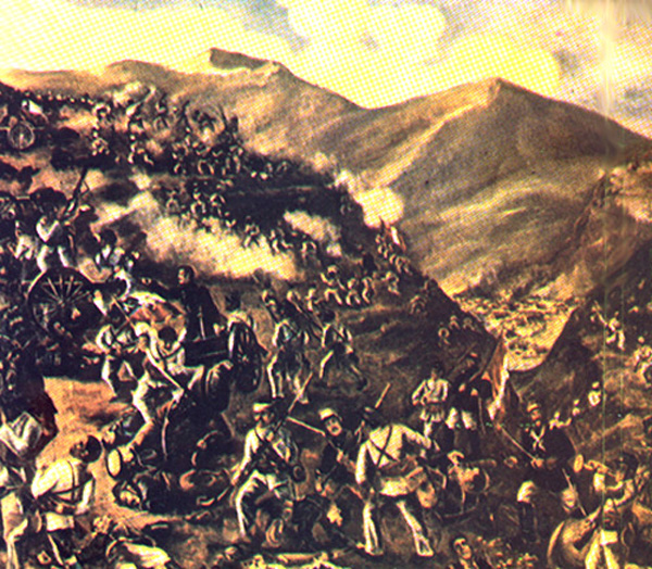 Batalla de Tarapacá - Cuadro de Aguirre Jaramillo (1926)