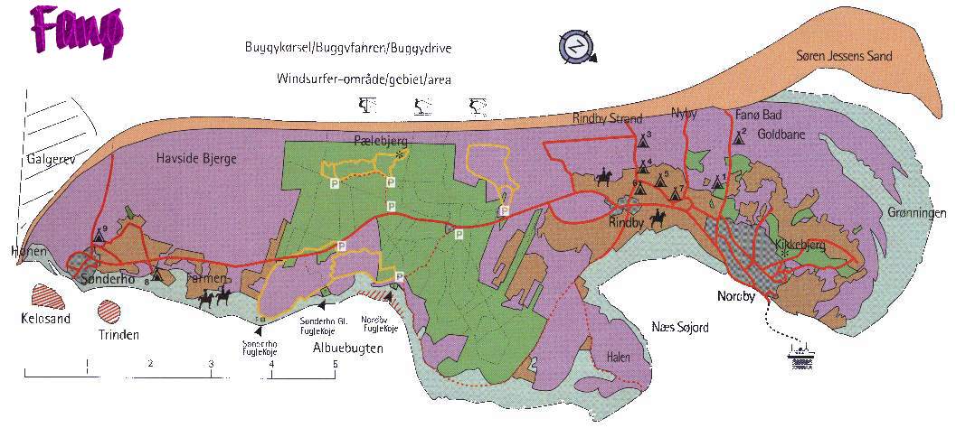 Fanoe Map/Landkarte