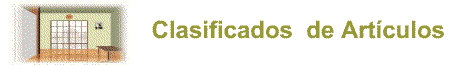 Enviar un E- Mail para Publicar un Clasificado Articulos