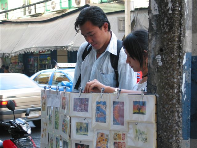 One of our guides giving information !