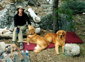 Socrates, Crenshaw & Desiree camping
