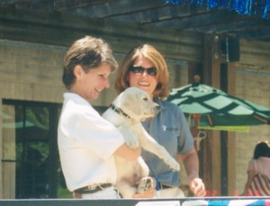 Patti receiving Leonard