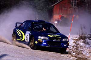 The Subaru Impreza WRC99 driven by Richard Burns
