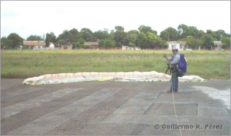 1ra secuencia de un despegue con torno