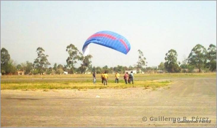 Parapente Prueba de inflado