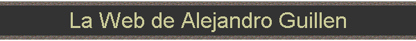 La Web de Alejandro Guillen