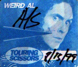 Backstage Pass - Meadow Brook Music Theatre, Detroit - August 13, 1999