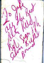 Alto Reed autograph