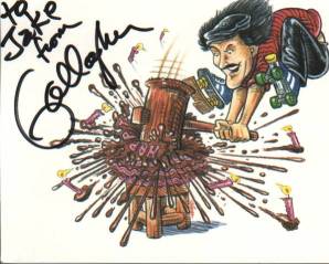 Autographed Gallagher card