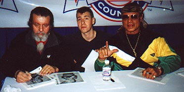 'Captain' Lou Albano & Jimmy 'Superfly' Snuka (80's WWF Wrestlers) - Detroit Auto Rama, 2000