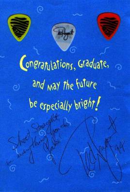 High School Graduation Card From Ted - 1994