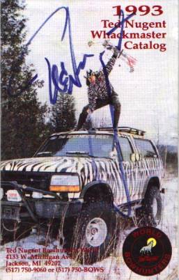 Autographed Whackmaster Catalog