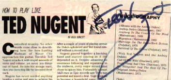 Autographed 'Circus' Magazine Article - 1993