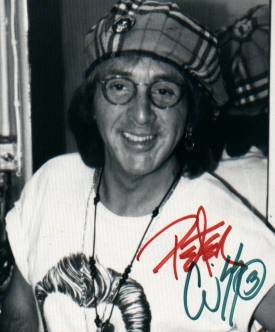 Peter Criss autographed picture - bought at 1995 Ace Frehley & Peter Criss 'Bad Boys' concert