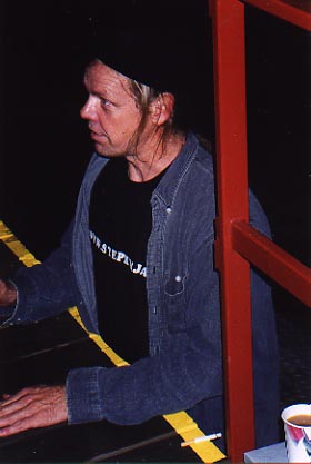 Steve Jay (Bass) - Backstage At Meadow Brook - August 13, 1999