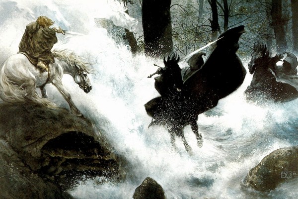 the ringwraiths at the ford of bruinen