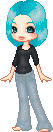 Blue hair!--Cameryn