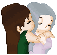 Basic idea is a guardian angel and the person it guards. Such a cute base choice!:)--Izzy