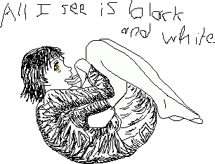 Haha. Forget what I said about eating bases. I'm not even close to catching up. XD This was a rather interesting experiment. I didn't wanna shade something large, so I did this. It looks weird.--Katerina