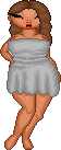 The hair yarda yarda yarda, the shading isn't that good on the dress, but all round she isn't that bad. --Madeline