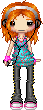I wanted to make someone with headphones...and I want her shirt *nods*--Evie