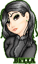 Inspired by Niz ;) She just kind of turned into Bellatrix Lestrange and I went with it. Shiny hair! --Evie