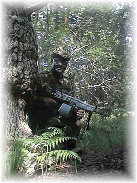 FACEMAN ready with the BUSHPIG