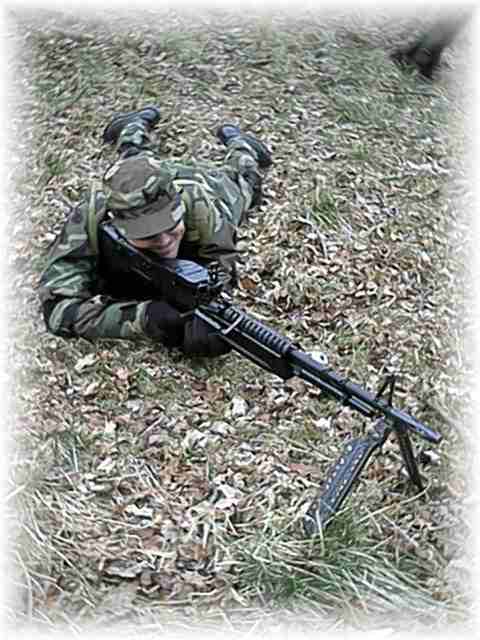 G.I. gives cover from the centre
