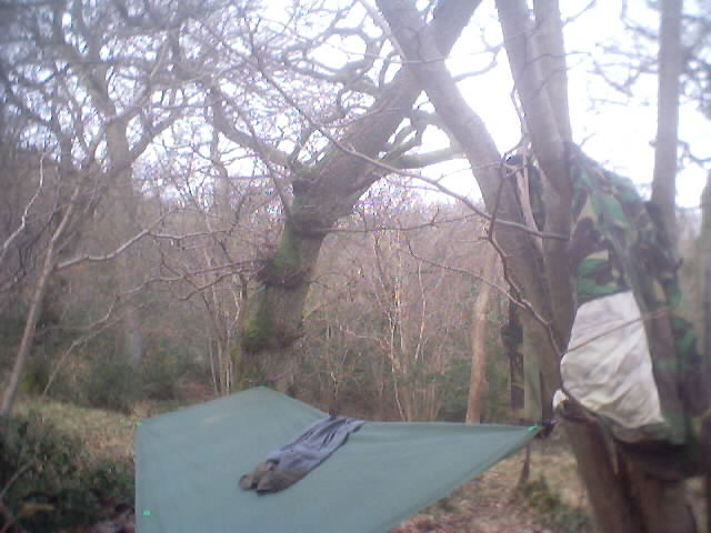 Sleeping under the stars!
