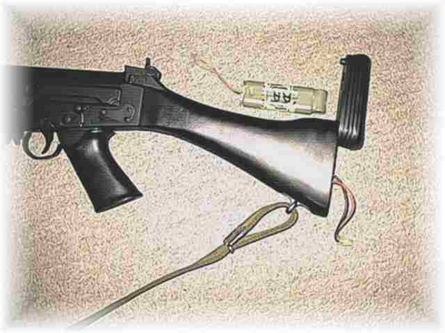 FNFAL stock & mini battery