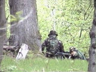Sentry position at the backdoor.