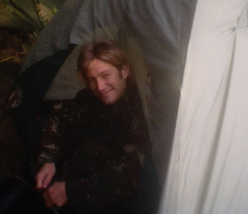 CHAUF in his shelter