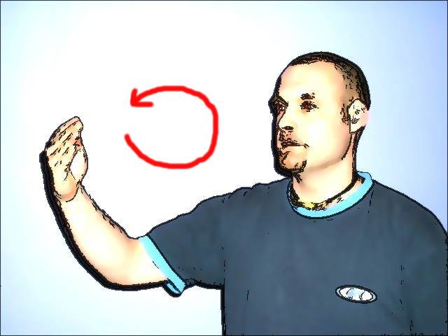 handsignals......