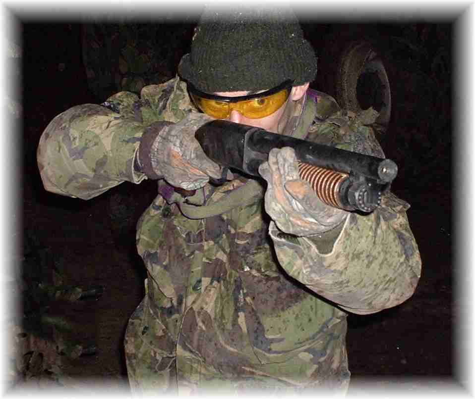 Handsignals are good in CQB too.