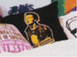 A Sid pillow! Click for full-page scan of Lexi's room after the makeover!