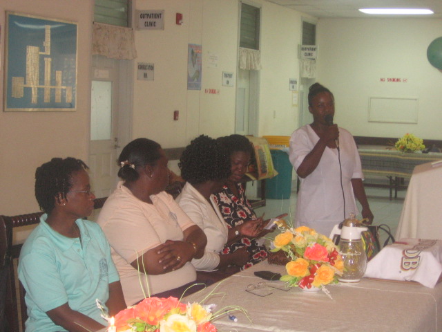 Head table members