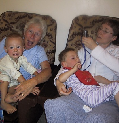 With Nana & Aunty