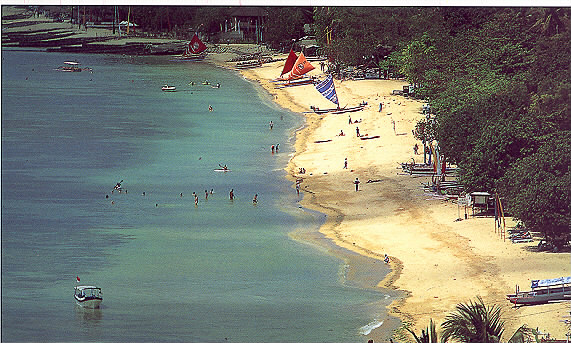 white sand beach of Sanur