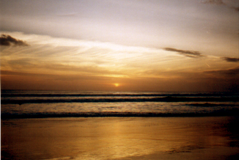 photo taken 5 July 2002 at Legian beach in front of Hotel Intan Legian