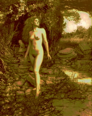 mary at the entrance