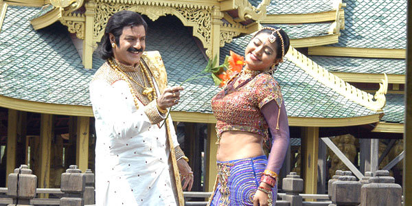 pandurangadu movie sneha actress and nandamuri balakrishna in action scene