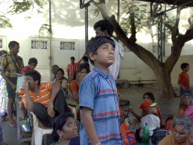 children at tirumala enjoying