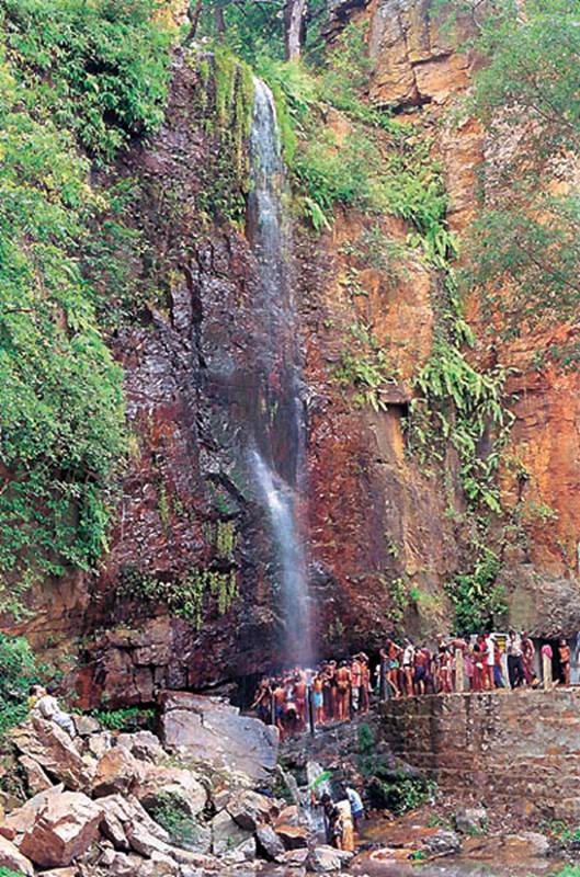 Akasa ganga water fall in tirupathi