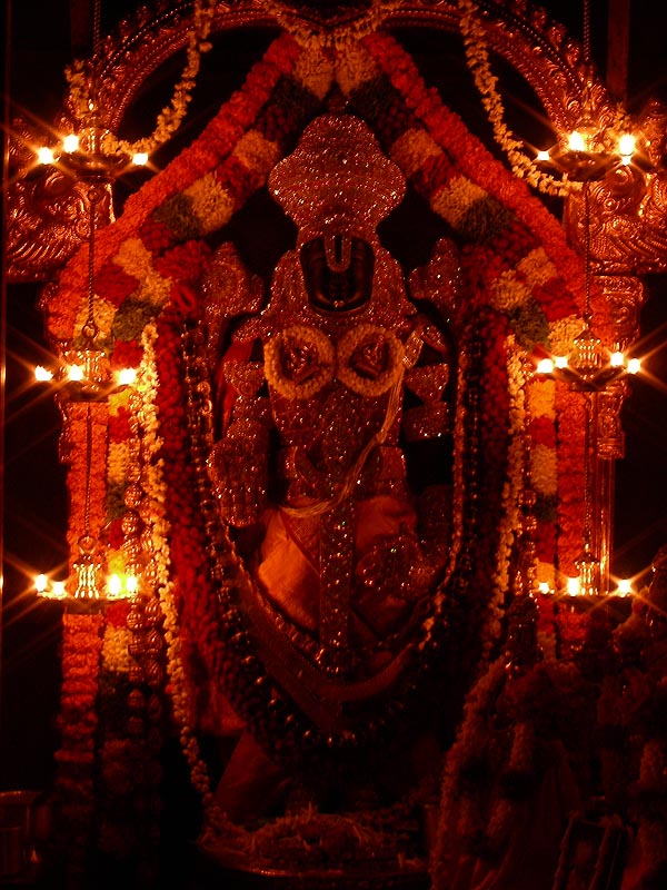 lord venkateswara in deepotsawam