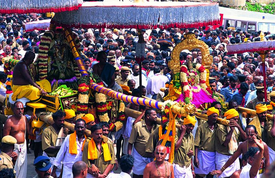 Malayappa swamy procession